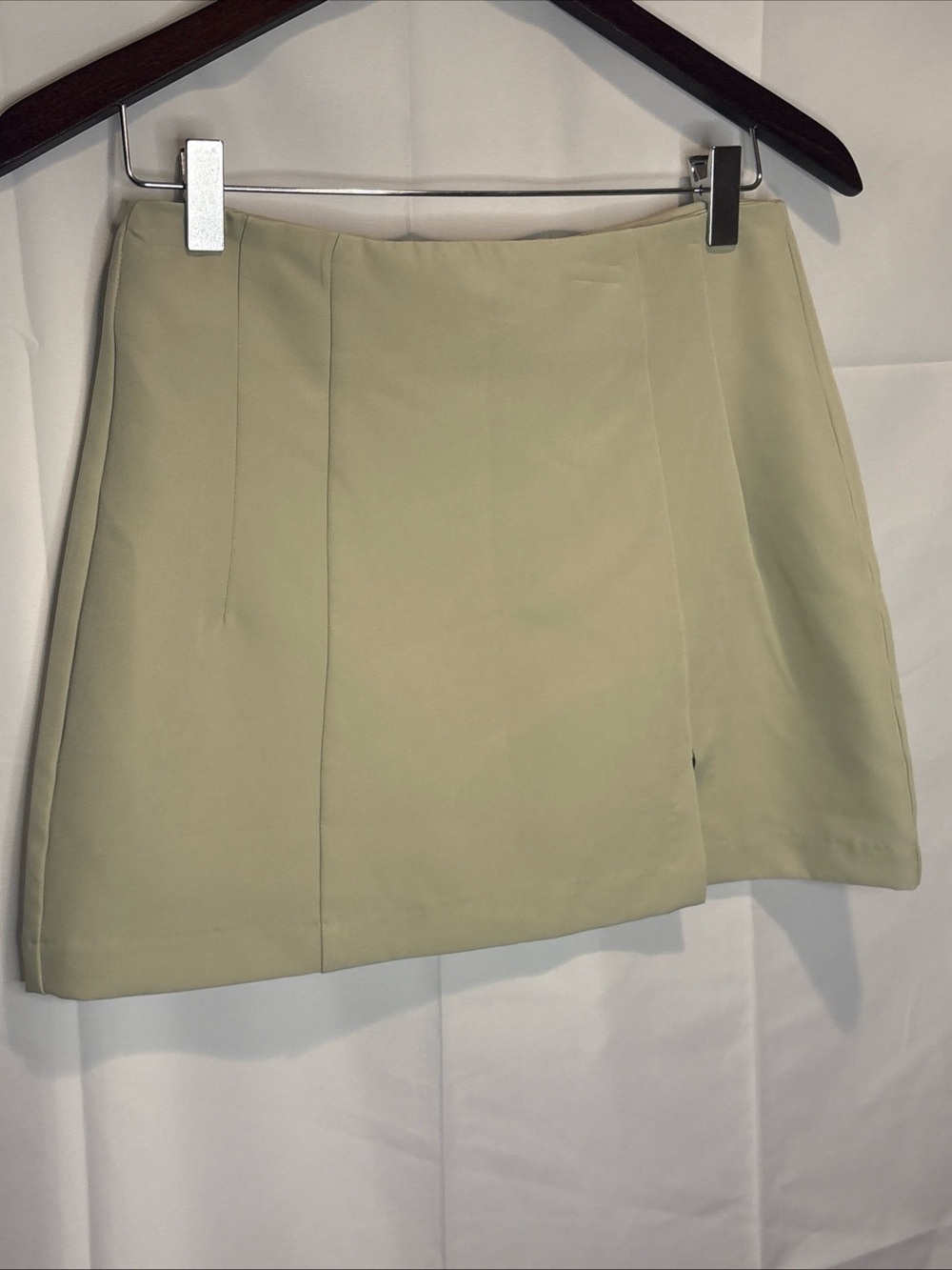 Altar'd State Sage Green Mini Skirt